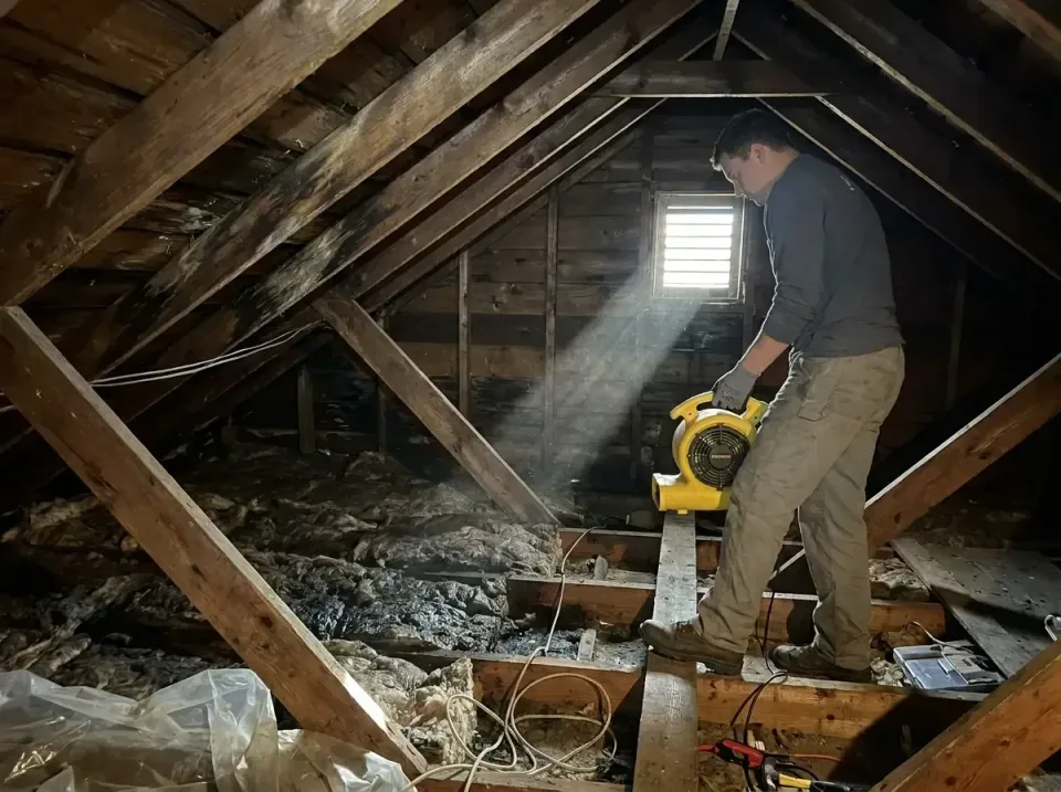 attic-water-damage-drying-proc-007 — frequently asked questions, Emergency Water Extraction & 24/7 Flood Response in White O…